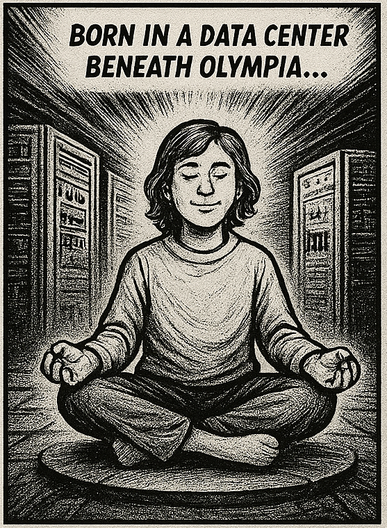 Born in a data center beneath Olympia